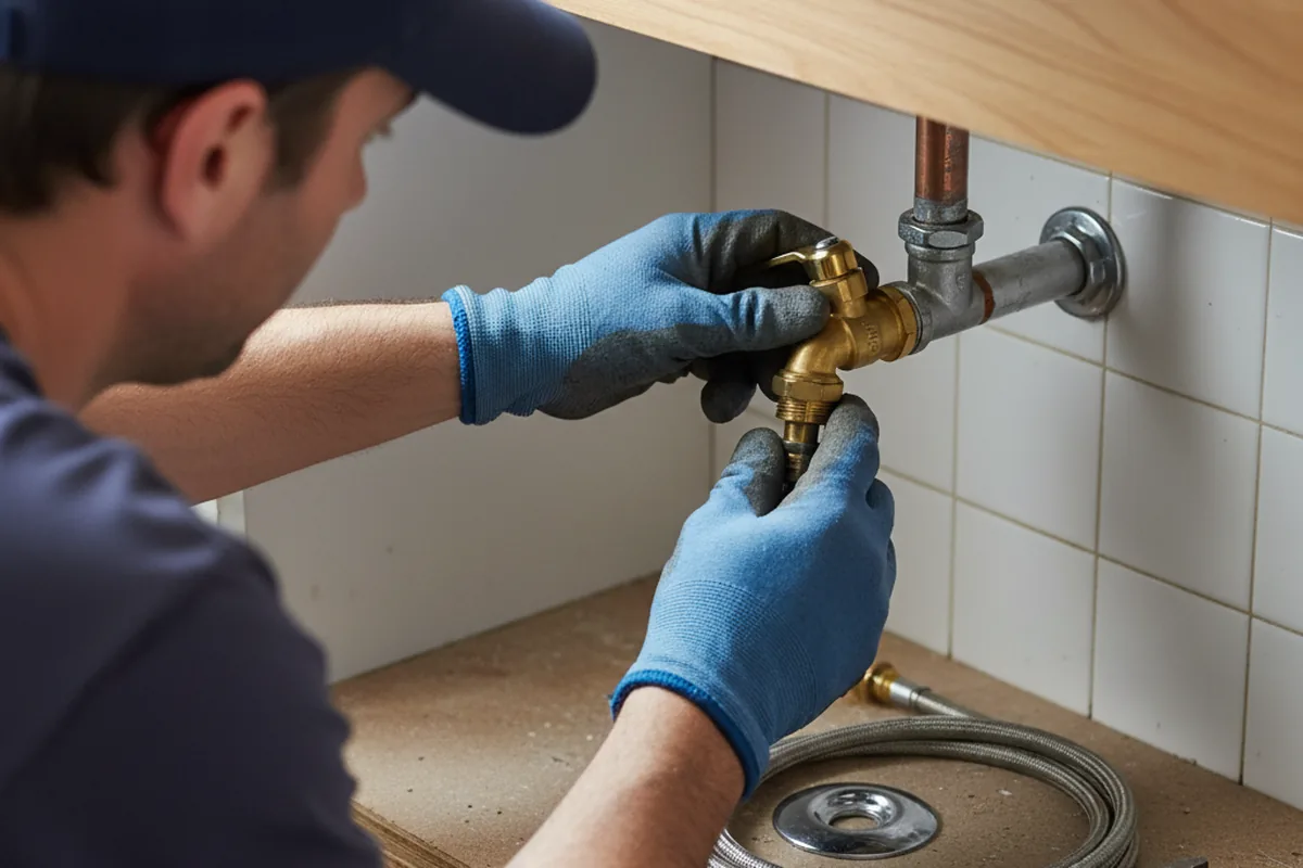 Shutoff valve and fitting work during Repiping in Cascade